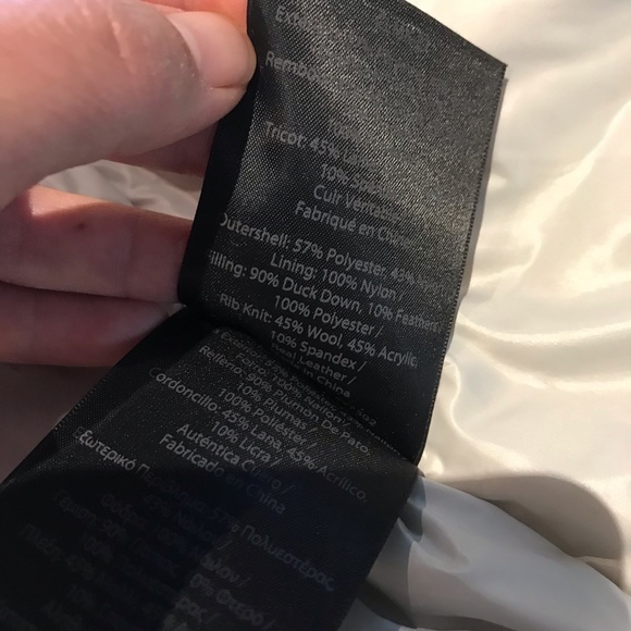 SOLD Mackage Adali-X Down White Coat Silver Fox - Picture 7 of 15